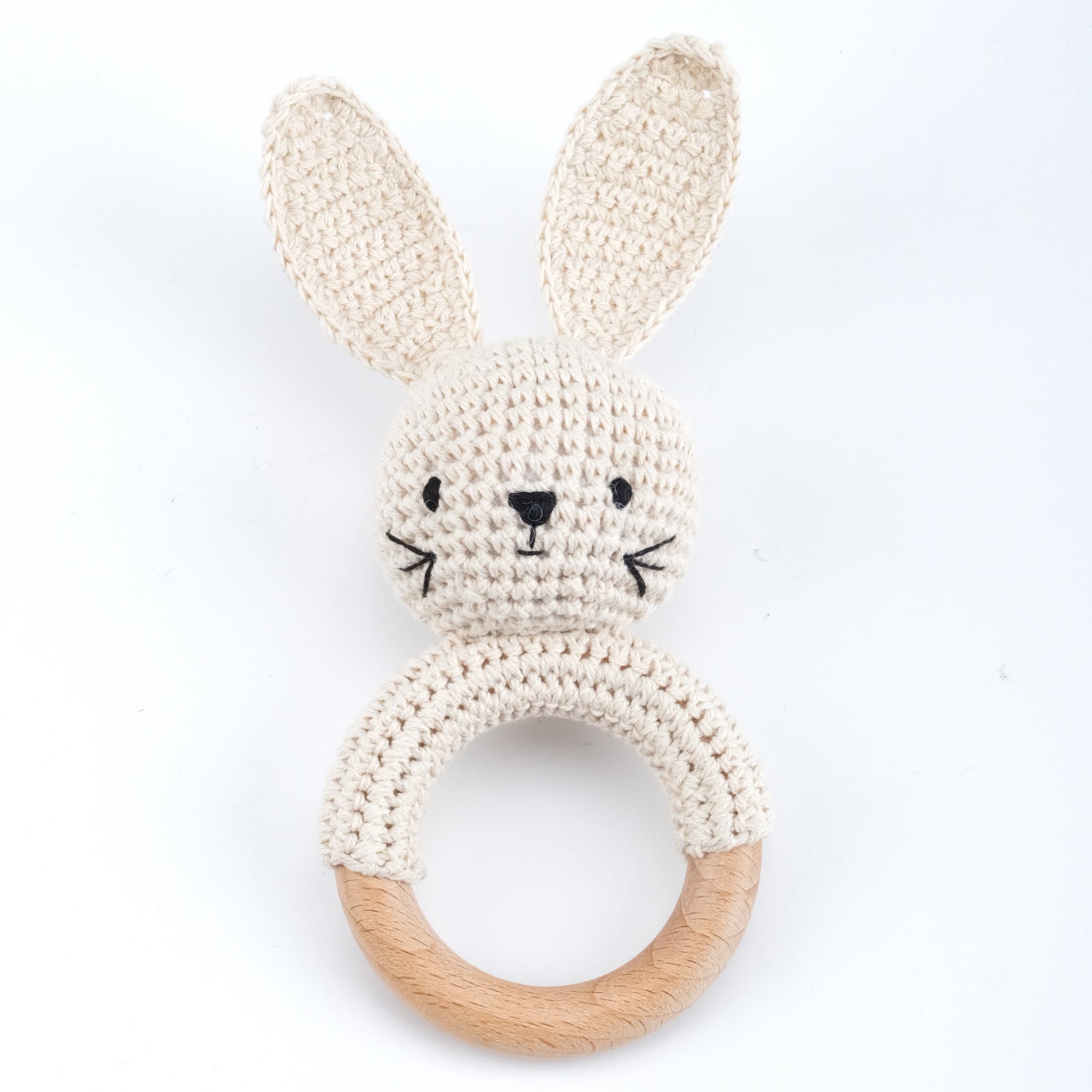 Baby Crochet Animal Rattle Knitted Toy