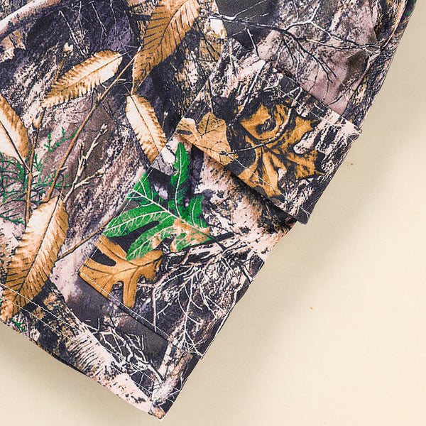 Toddler Baby Boy Outfits Little Boys Short Sleeve Camouflage Print Hoodie Sweatshirt Shirts & Short Pants With Pocket