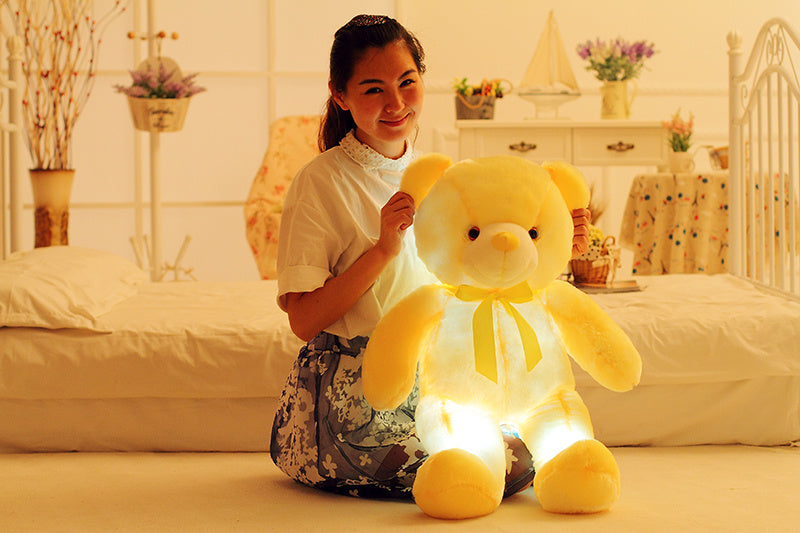 LED Light-Up Teddy Bear Plush Toy