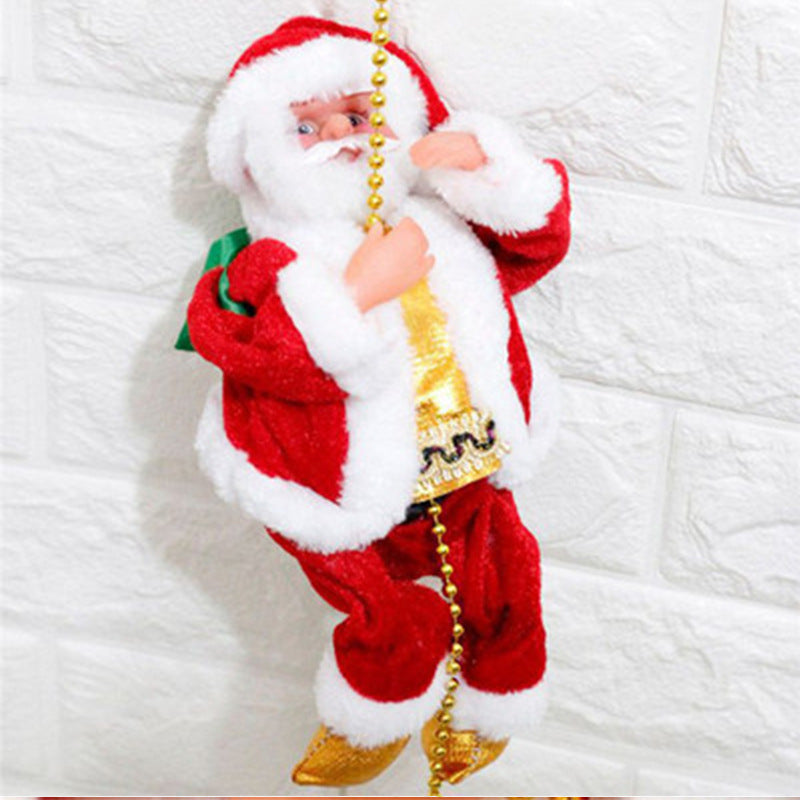 Electric Climbing Santa Claus Ladder Toy