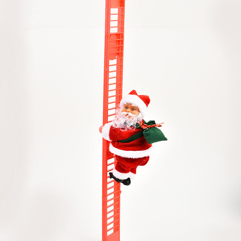 Electric Climbing Santa Claus Ladder Toy