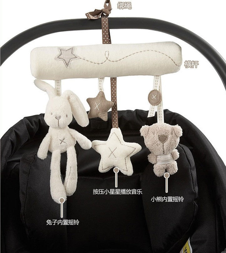 Baby Plush Rattle Hanging Toy
