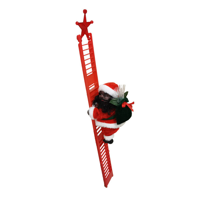 Electric Climbing Santa Claus Ladder Toy
