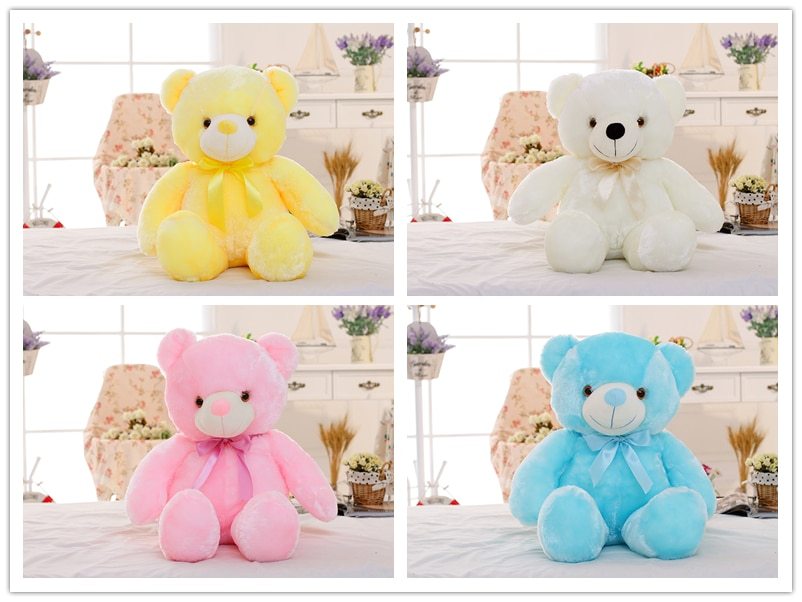 LED Light-Up Teddy Bear Plush Toy
