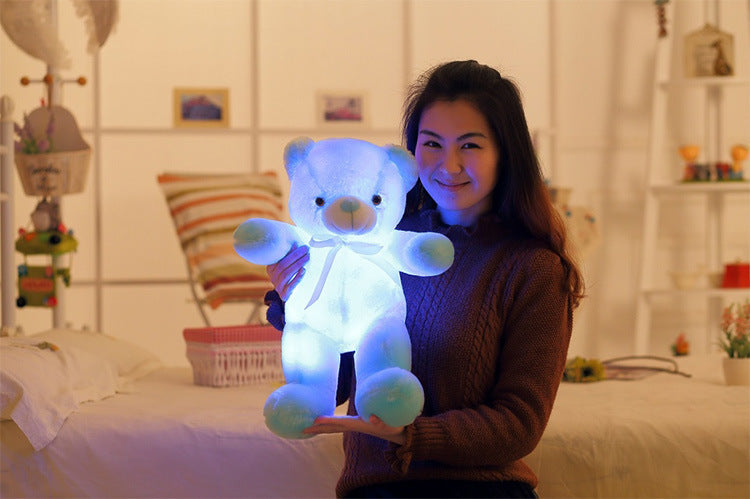 LED Light-Up Teddy Bear Plush Toy