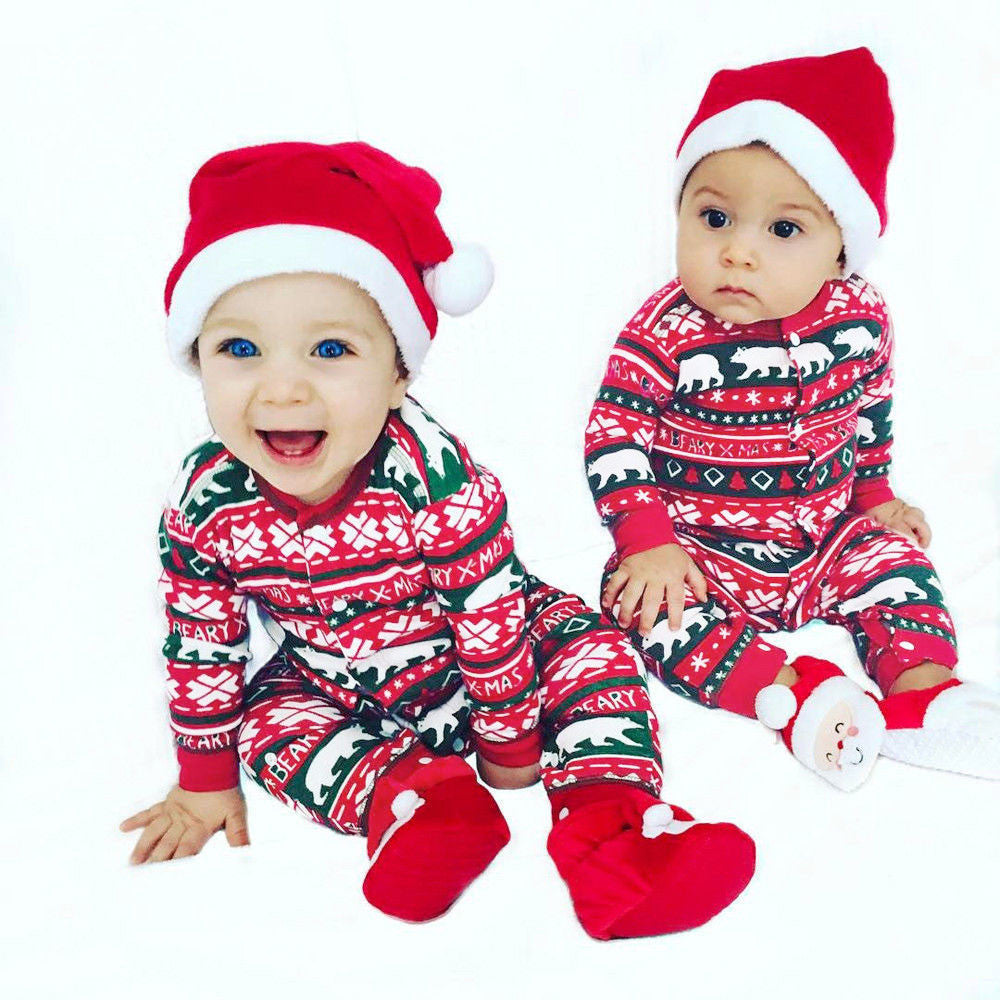 Infant Christmas Plaid Romper
