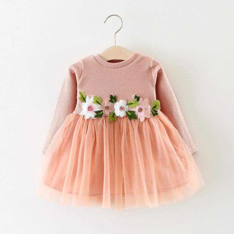 Children's Long Sleeve Princess Dress
