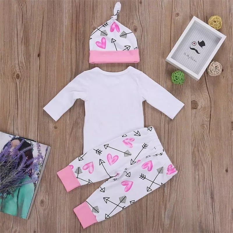 4PCS Newborn Baby Girl Romper