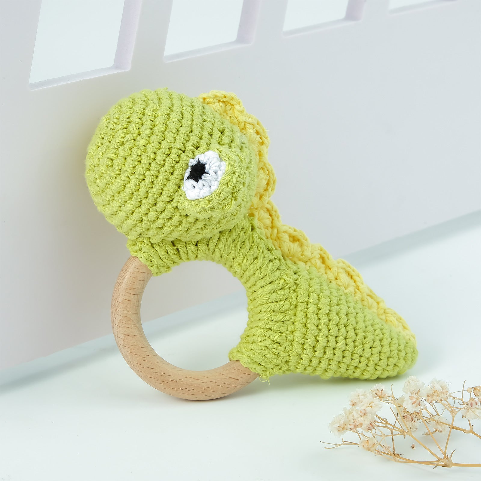 Baby Crochet Animal Rattle Knitted Toy