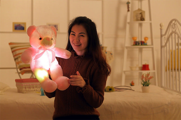 LED Light-Up Teddy Bear Plush Toy