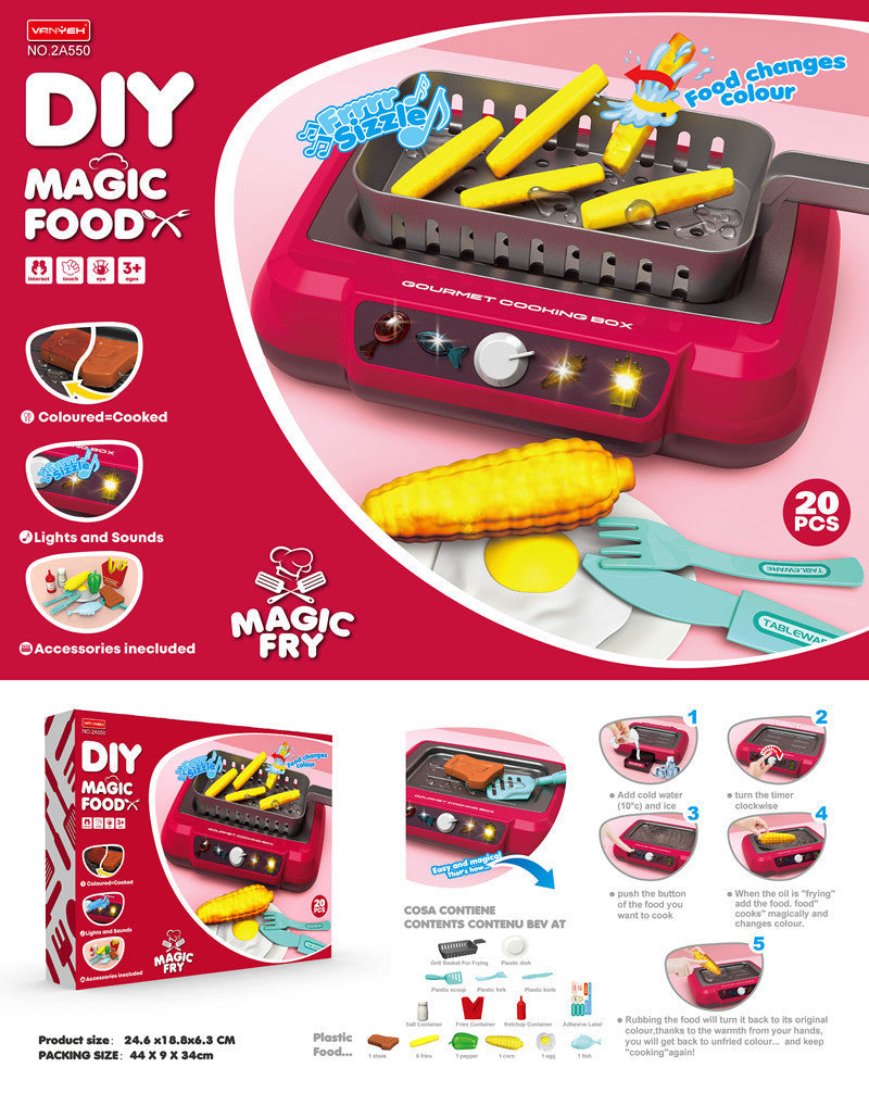 	
Induction Kitchen Cooking Toy for Kids
