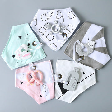Cotton & Silicone Baby Bib