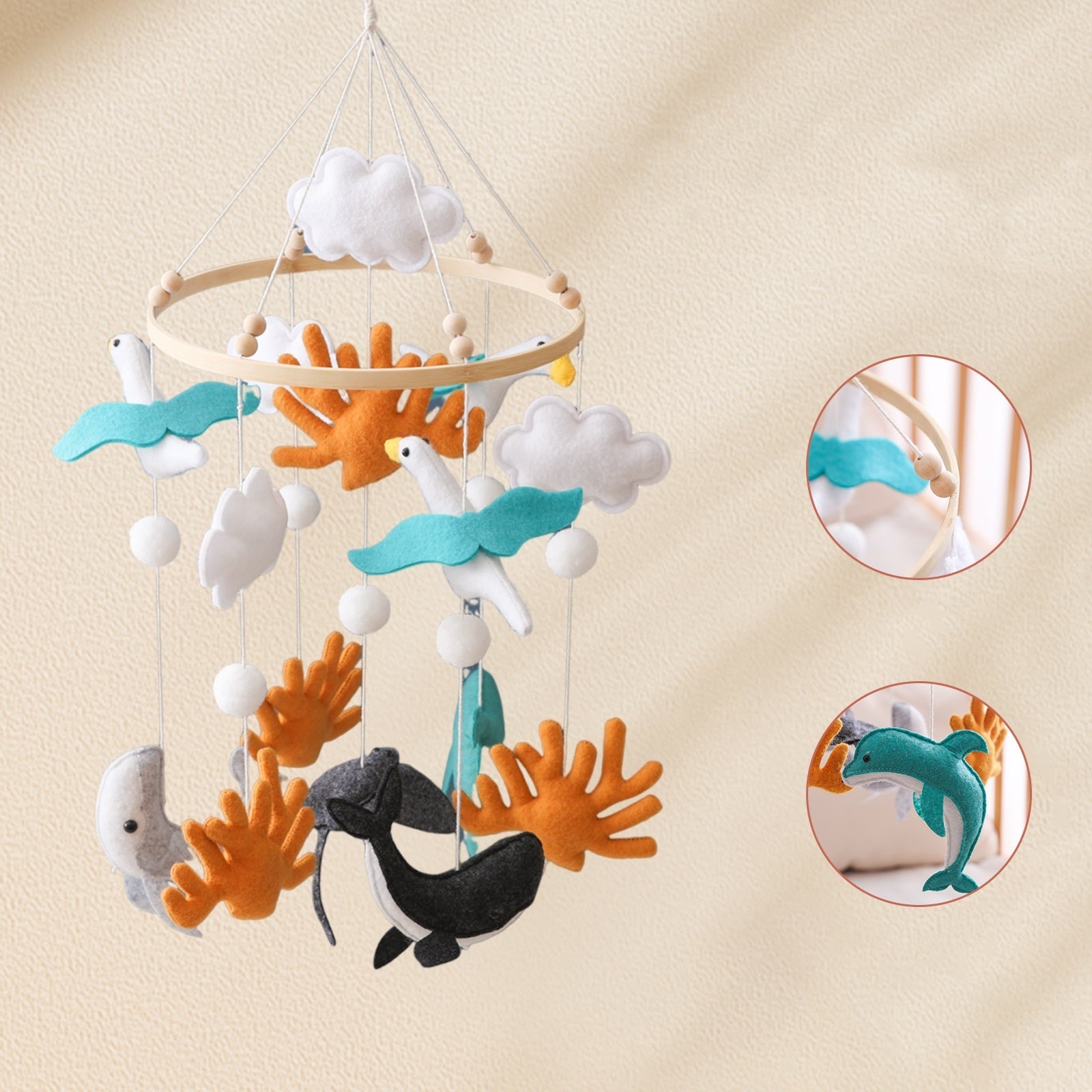 Education Baby Comfort Grip Bedside Rattle
