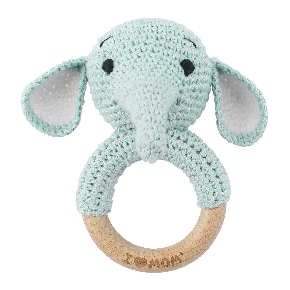 Baby Crochet Animal Rattle Knitted Toy