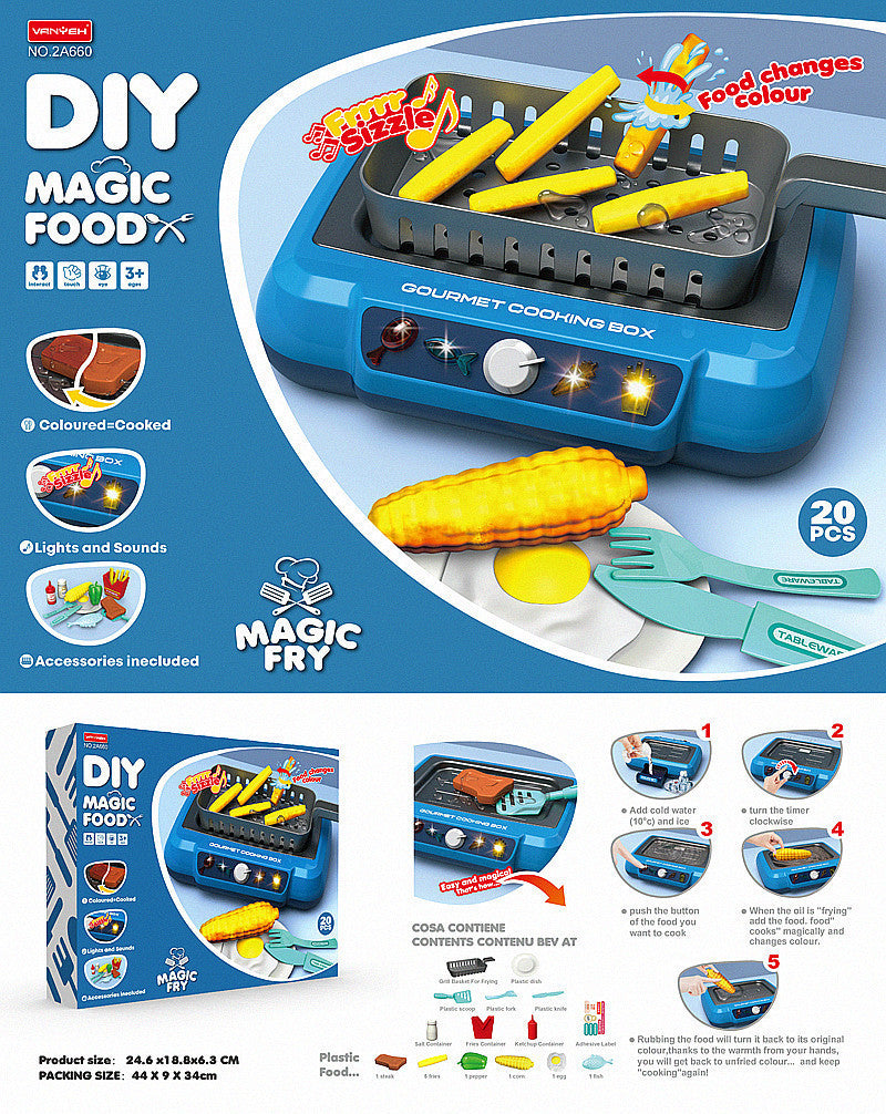 	
Induction Kitchen Cooking Toy for Kids
