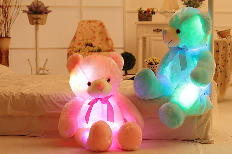 LED Light-Up Teddy Bear Plush Toy