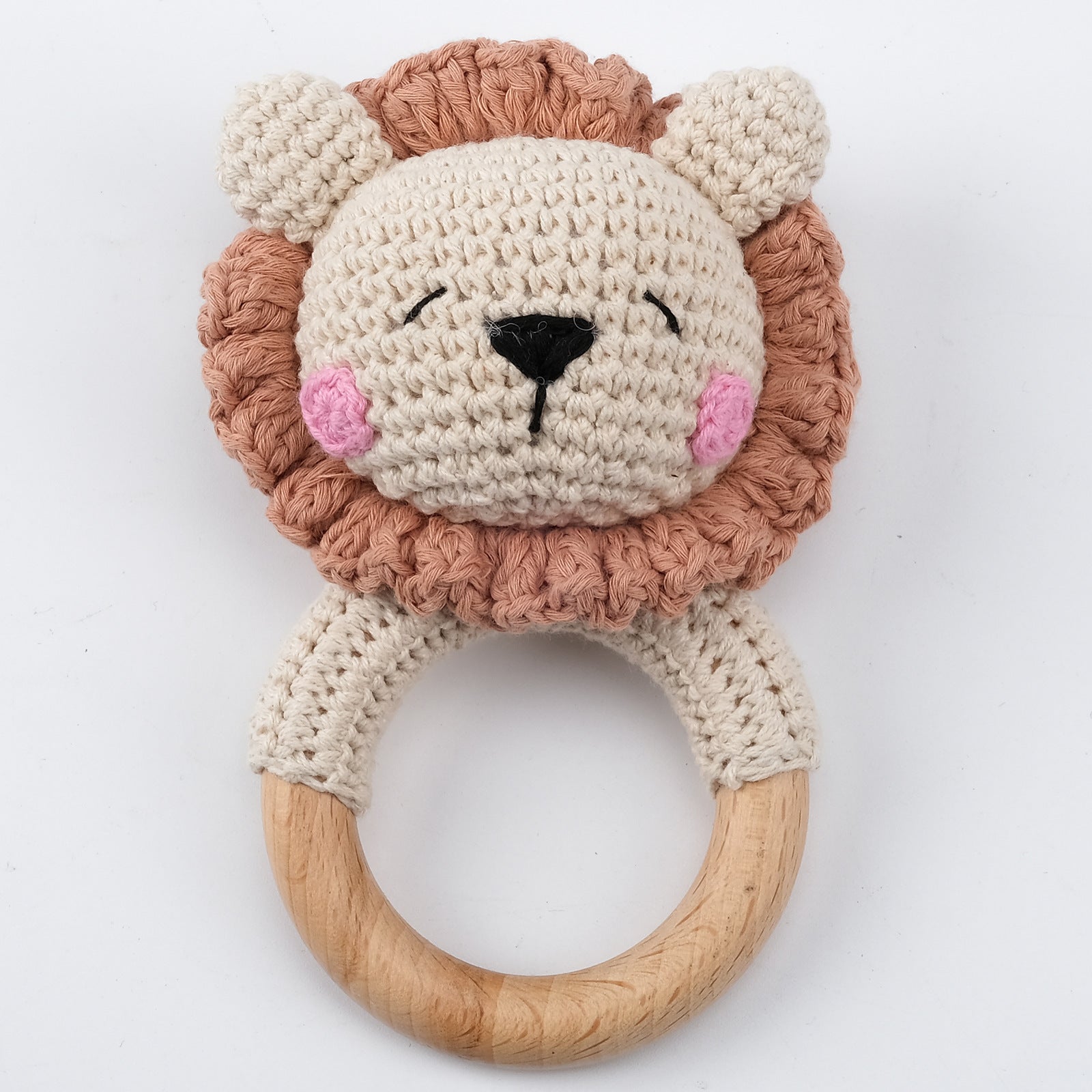 Baby Crochet Animal Rattle Knitted Toy