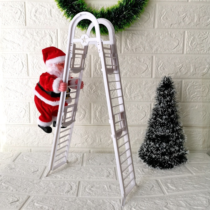 Electric Climbing Santa Claus Ladder Toy