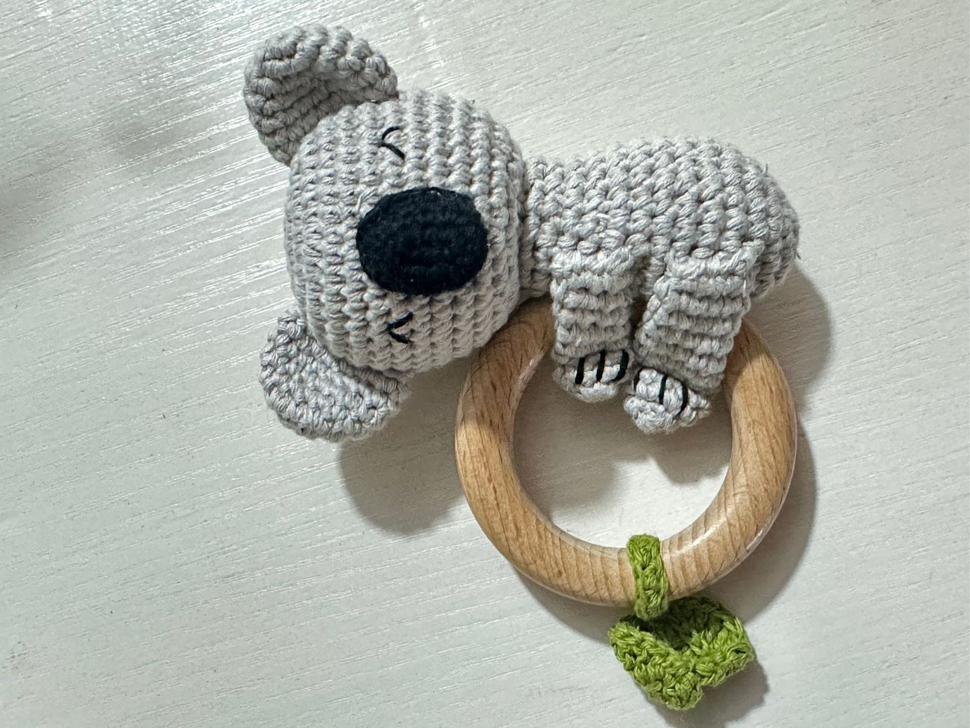 Baby Crochet Animal Rattle Knitted Toy