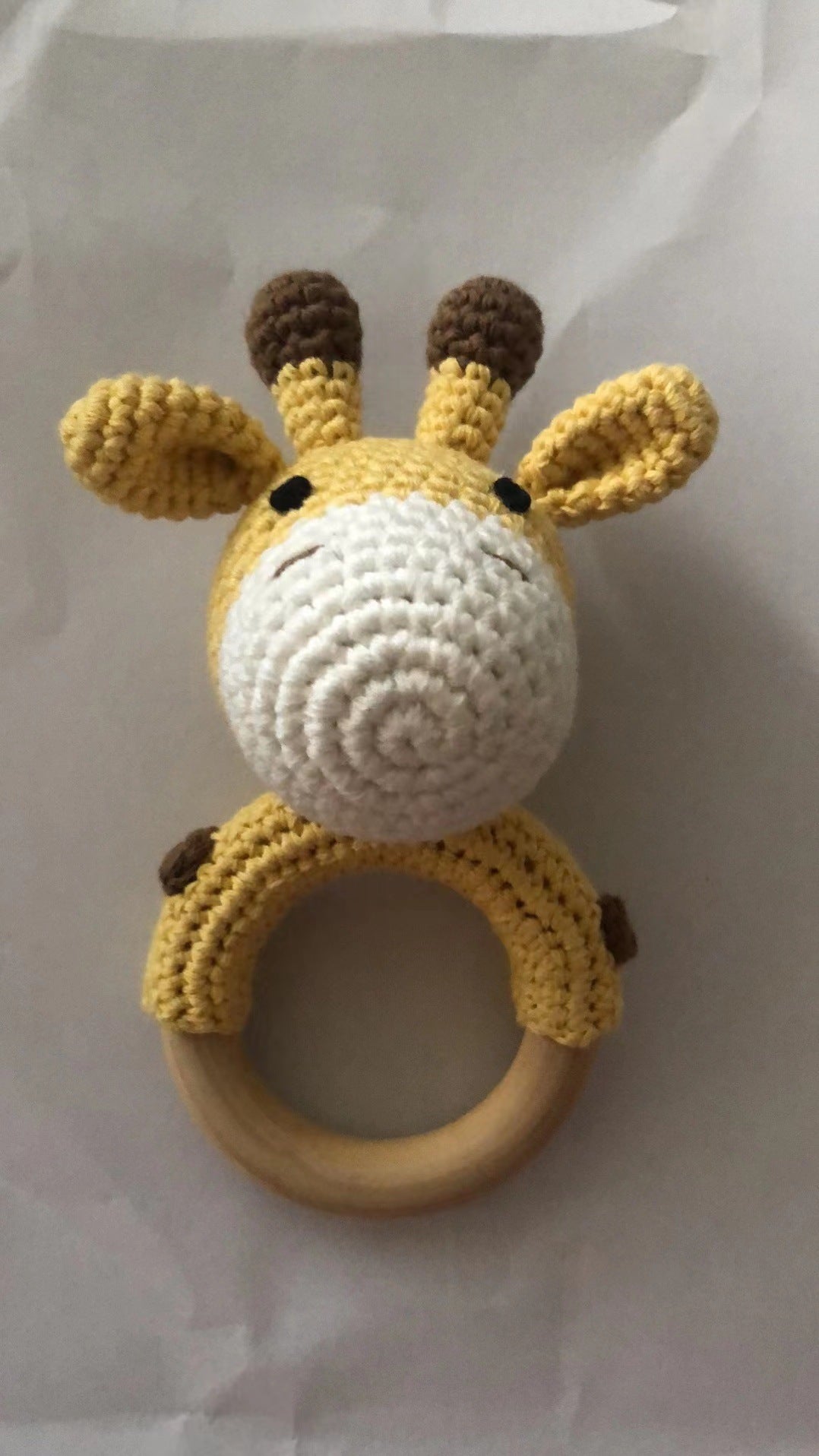 Baby Crochet Animal Rattle Knitted Toy