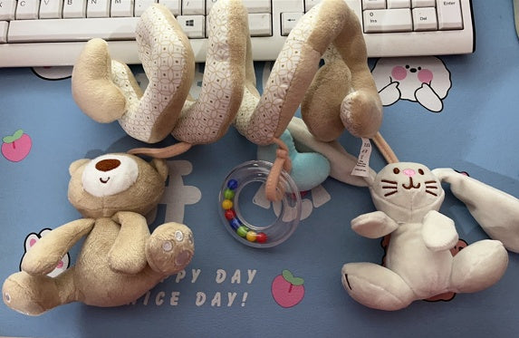 Baby Plush Rattle Hanging Toy
