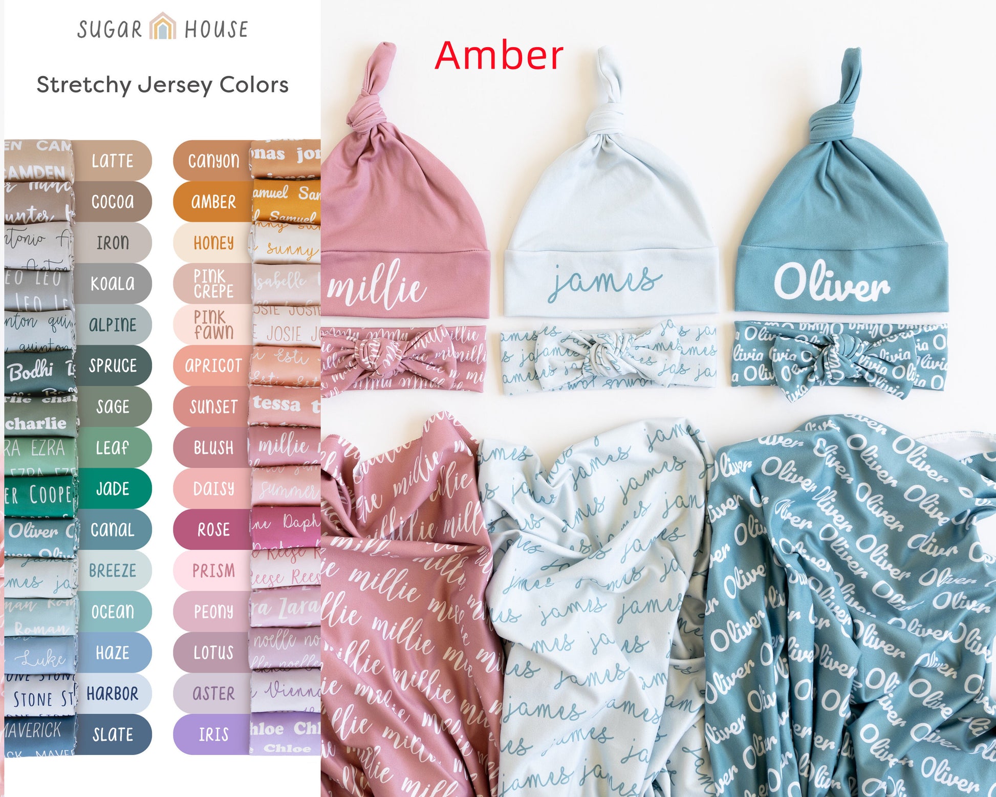 Personalized Baby Swaddle Blanket
