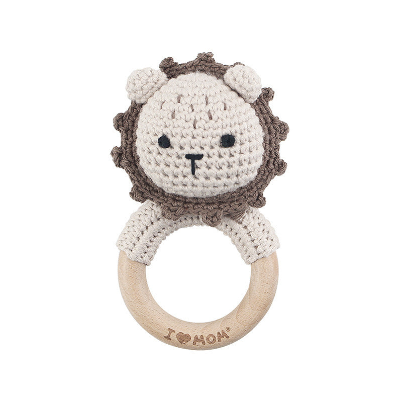 Baby Crochet Animal Rattle Knitted Toy