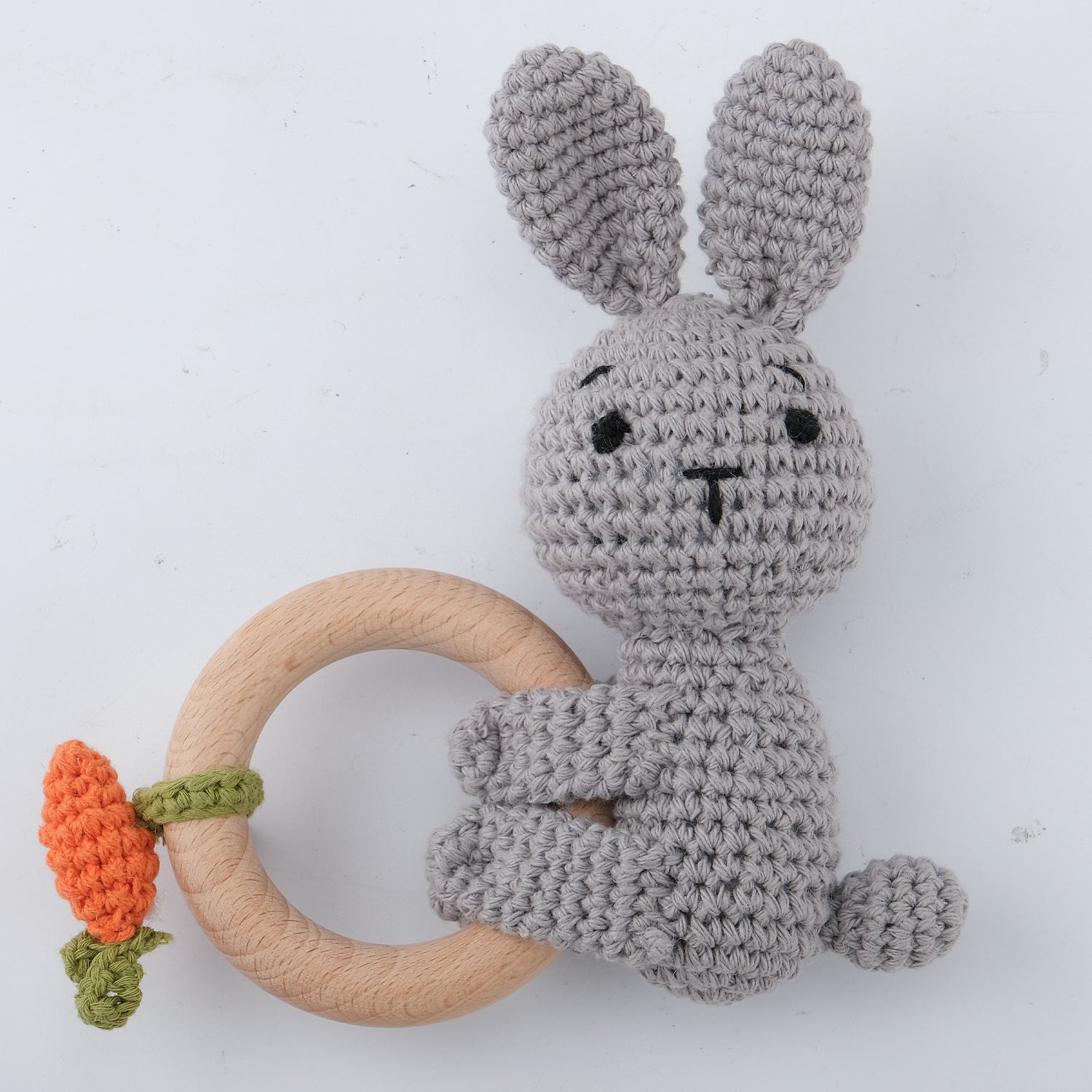 Baby Crochet Animal Rattle Knitted Toy