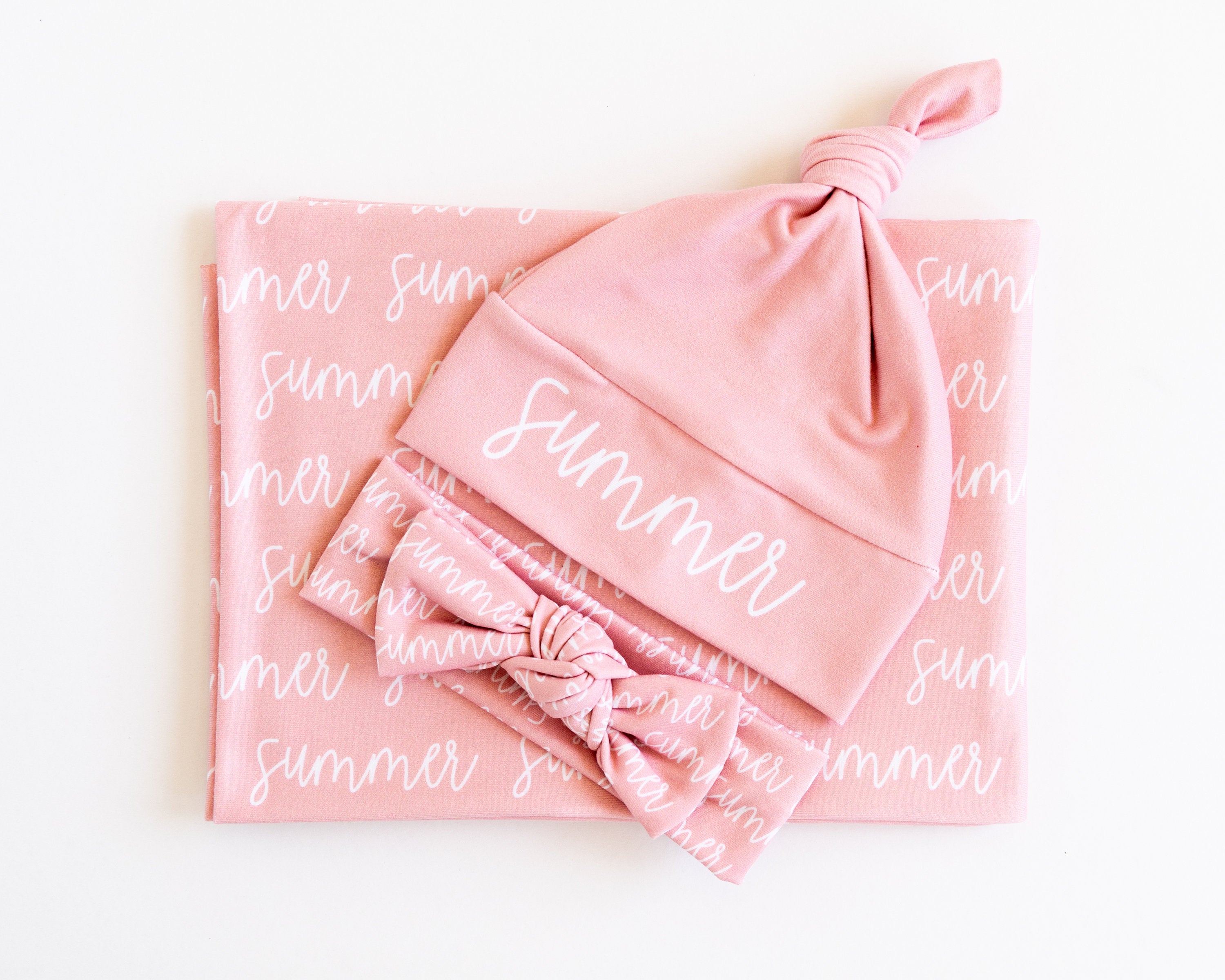 Personalized Baby Swaddle Blanket
