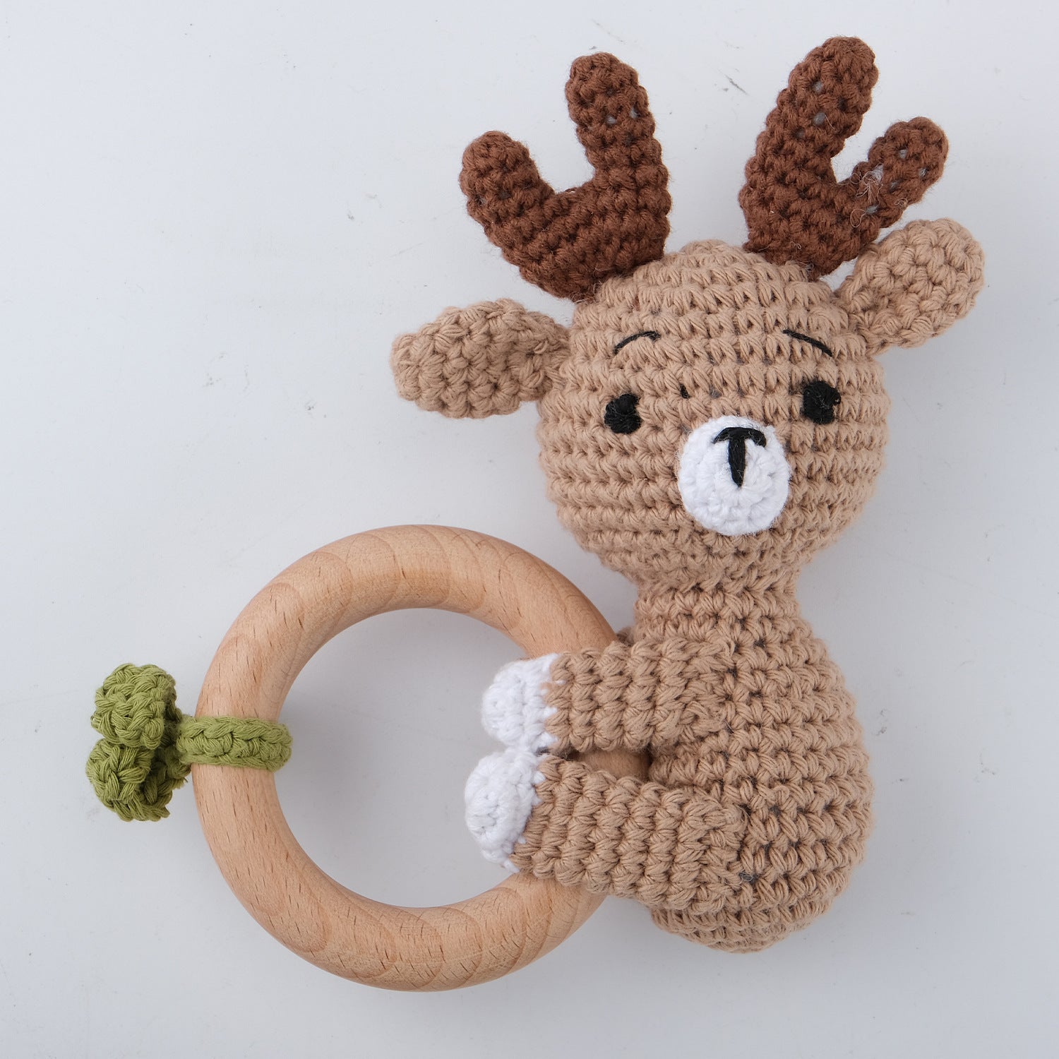 Baby Crochet Animal Rattle Knitted Toy