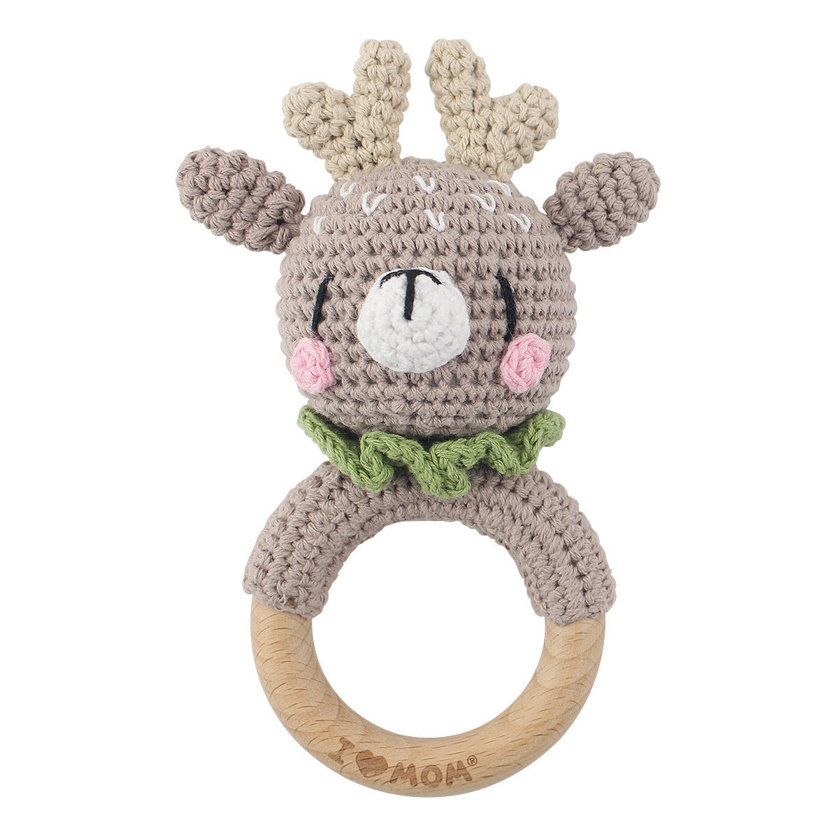 Baby Crochet Animal Rattle Knitted Toy