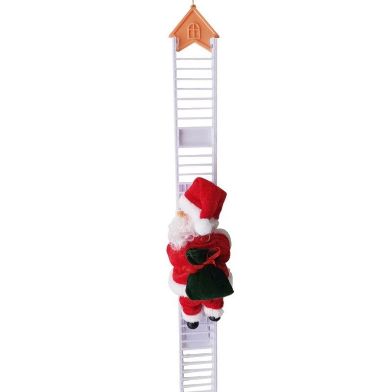 Electric Climbing Santa Claus Ladder Toy